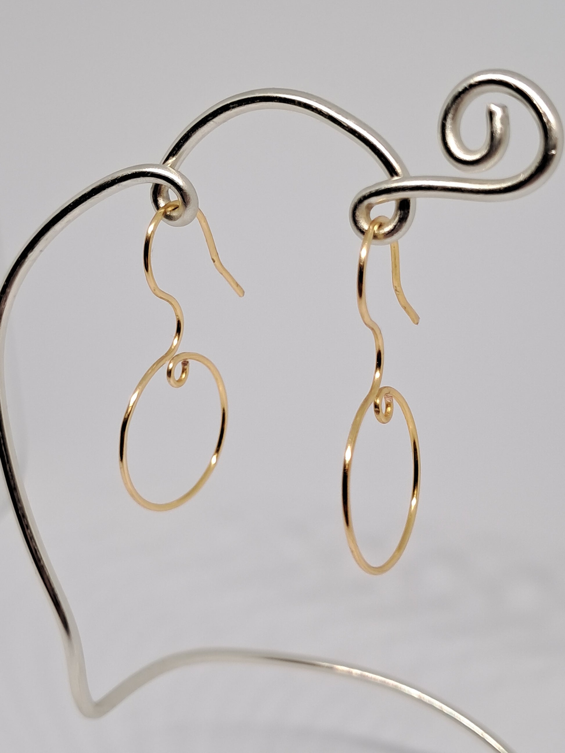 Wechsel-Hoops in der Farbe Gold