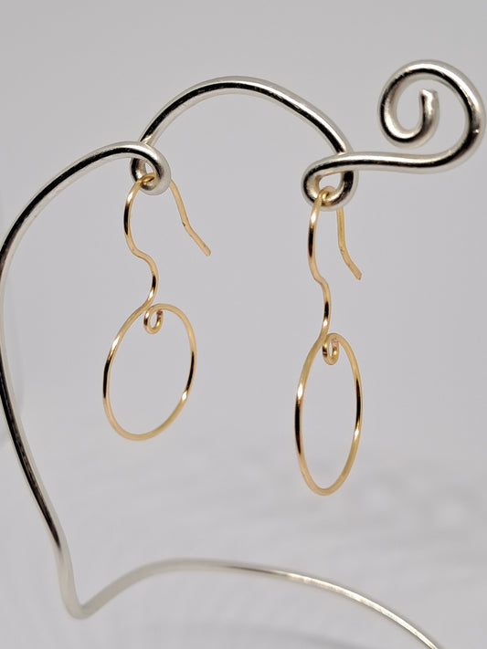 Wechsel-Hoops in der Farbe Gold
