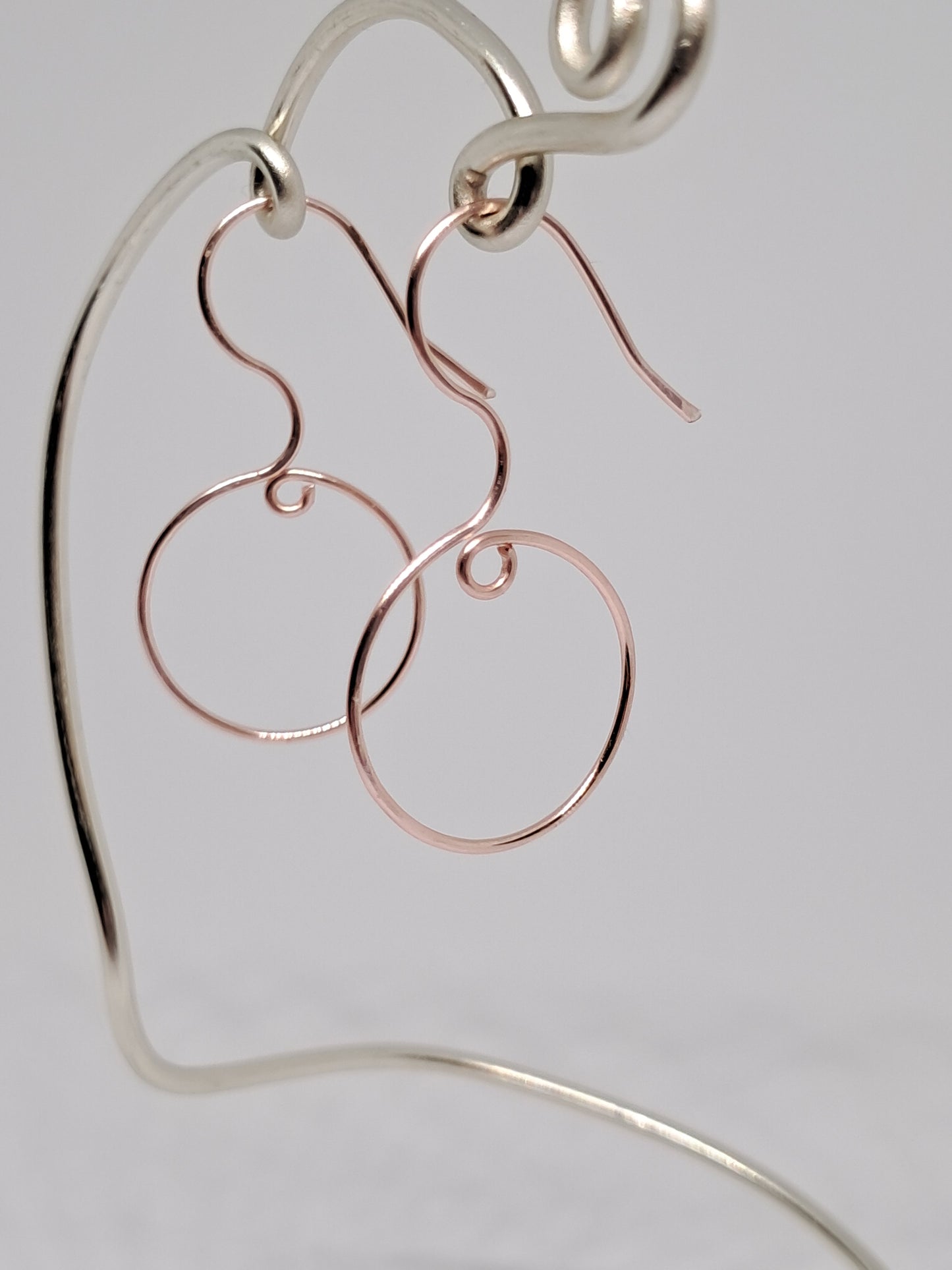 Wechsel-Hoop in der Farbe Rosé-Gold