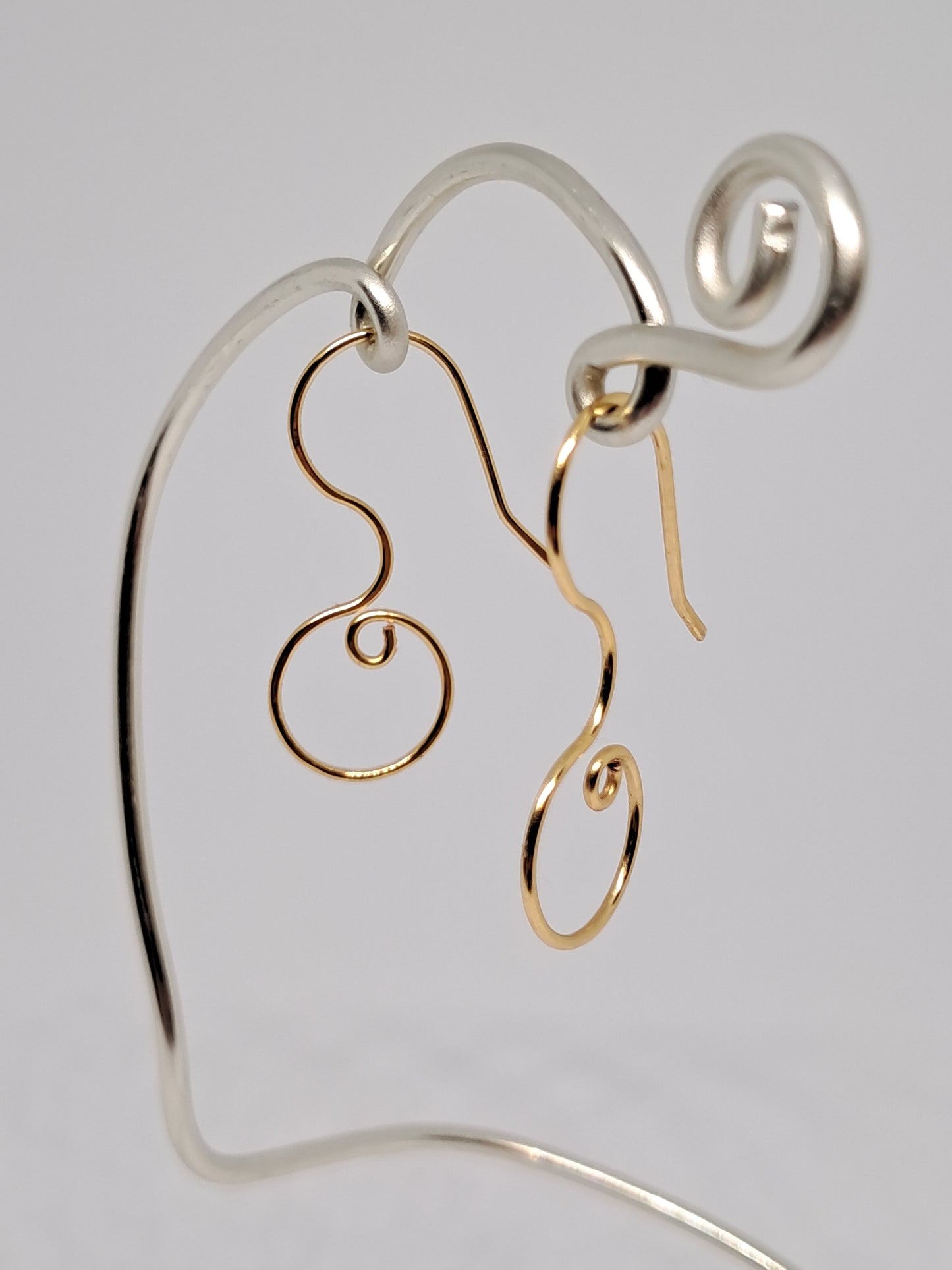 kleiner Wechsel-Hoop in der Farbe Gold