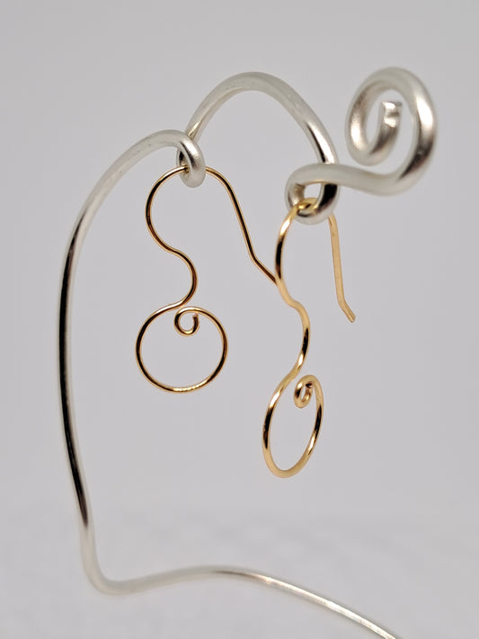 kleiner Wechsel-Hoop in der Farbe Gold